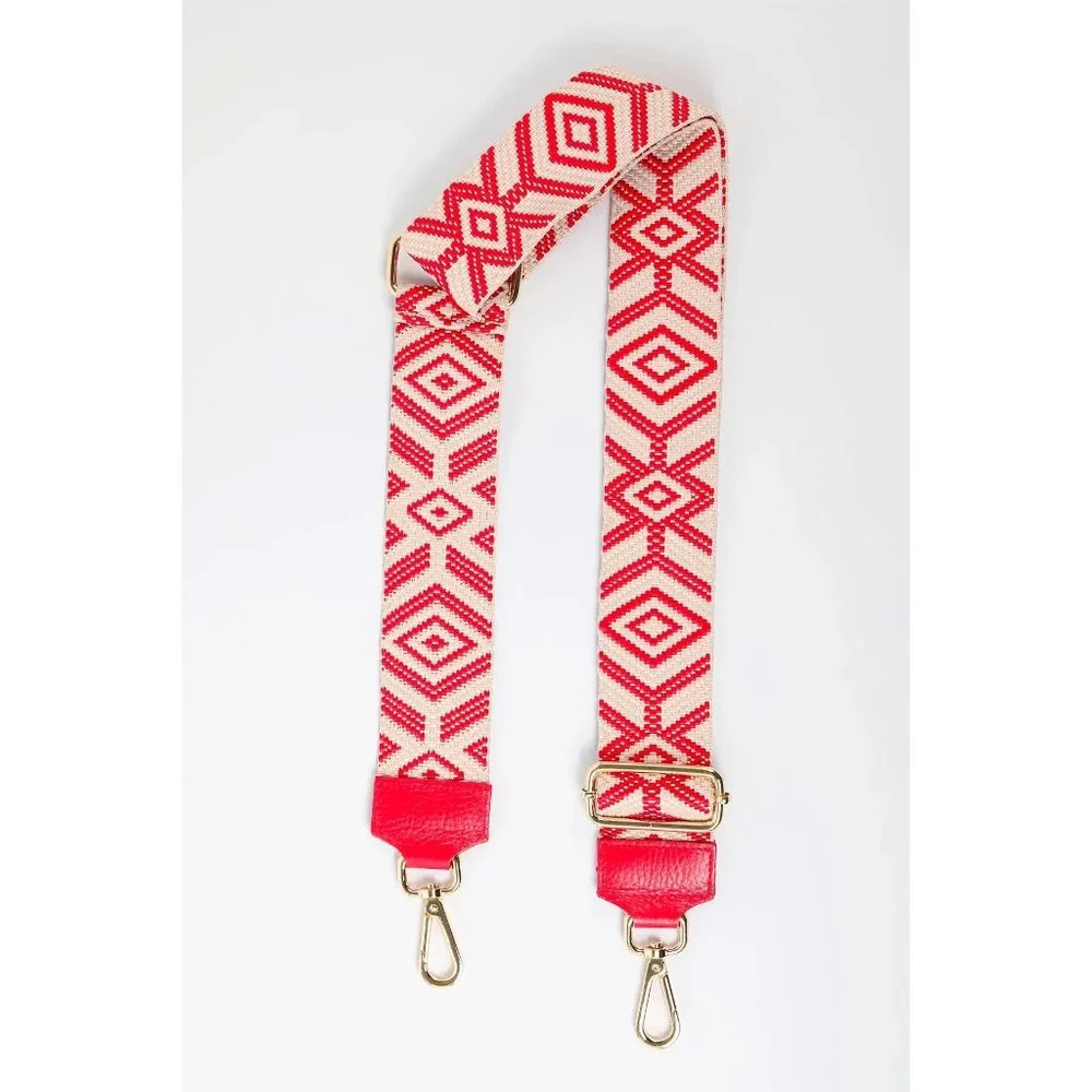 Italian Leather Fanny Pack with 2 Straps | Red Crossbody Waist Bag Real Leather - Picture 11 of 11